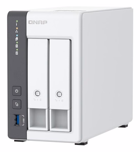 QNAP TS-216G NAS ir duomenų saugojimo serveris Tower Cortex-A Cortex-A55 4 GB HDD Balta