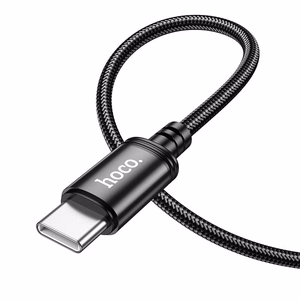 Кабель USB C to USB C Hoco 3A 60W 3 m X91 черный