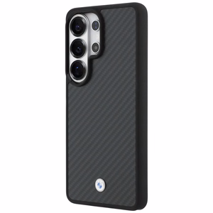 BMW Sign Magnetic Carbon Fiber чехол MagSafe для Samsung Galaxy S26 Ultra чёрный