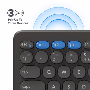 ZAGG Pro Keyboard 12 inch-Charcoal-UK (wireless charging on mat)