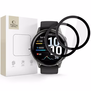 Tech-Protect Glass Flex+ apsauginis stiklas 2 vnt. Garmin Venu 4 45mm juodas