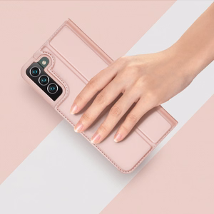 Dux Ducis Skin Pro dėklas Samsung Galaxy S22 + (S22 Plus) rožinis