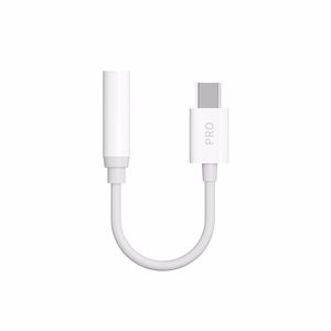 Dudao audio adapter headphone adapter from USB Type C to mini jack 3.5 mm white (L16CPro white)