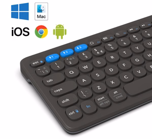 ZAGG Pro Keyboard Mid Size-Charcoal-Nordic (wireless charging on mat)