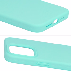 Dėklas telefonui silikoninis lengvas Xiaomi Redmi Note 12 Pro Plus - mėtinis (m)