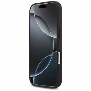 Guess PU 4G Metal Logo case for Apple iPhone 18 Pro, Grey