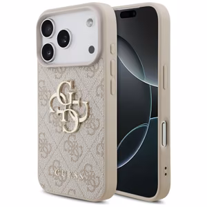 Guess 4G Big Logo Case for iPhone 17 Pro - Pink