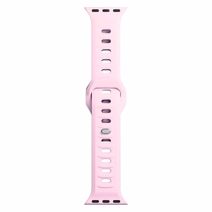 38/40/41/42 mm Powder Pink (small) - 3mk Silicone Watch Strap for Apple