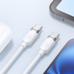 BWOO 65W кабель USB-C - USB-C 1m белый