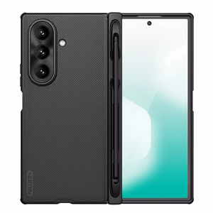 Nillkin Super Frosted Shield Fold Magnetic Case for Samsung Galaxy Z Fold 7, MagSafe Compatible, with S Pen Space - Black