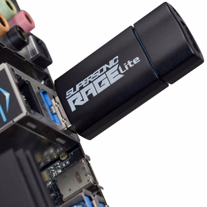 Patriot Memory Supersonic Rage Lite USB atmintinė 32 GB USB Type-A 3.2 Gen 1 (3.1 Gen 1) juoda, mėlyna
