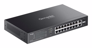 OMADA ES220GP tinklo komutatorius Managed Gigabit Ethernet (10/100/1000) Power over Ethernet (PoE) juodas