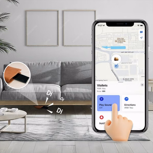 Bluetooth-трекер MiLi MiCard HD-P16-C для Apple Find My, чёрный