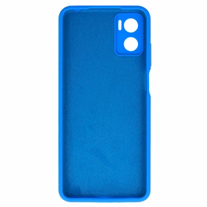 Силиконовый чехол Silicone Lite для Motorola Moto E22/E22i синий