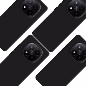 3mk Matt Case Pro dėklas telefonui Xiaomi Redmi Note 14 Pro+ - matinė juoda