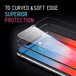 Crong 7D Nano Flexible Glass 9H hibridinis ekrano stiklas, skirtas Xiaomi Redmi 7