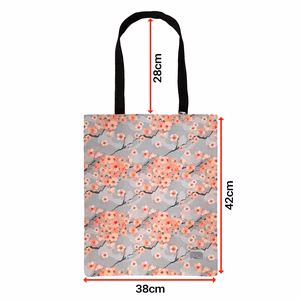 Shopping bag Wonder pattern 1 grey