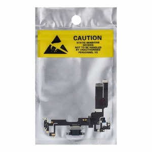 Шлейф зарядки USB для IPHONE 14 чёрный OEM