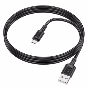 Borofone Kabelis BX111 Feliz - USB į Micro USB - 2,4A 1 metras juodas