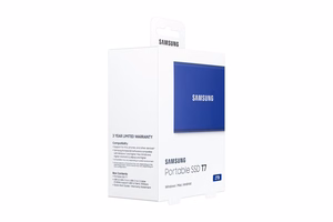 Samsung nešiojamas SSD T7 2 TB USB Type-C 3.2 Gen 2 (3.1 Gen 2) mėlynas