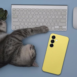 Silikoninis dėklas 2mm HONOR 400 Pro citrininis