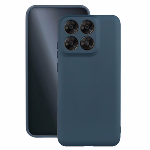 Silikoninis dėklas Motorola Edge 70 Fusion tamsiai mėlynas