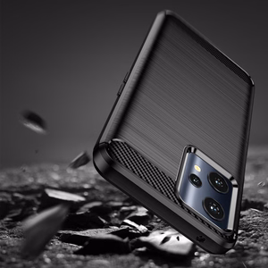 Dėklas telefonui (m) Carbon Case skirtas Realme 9 Pro - juodas (m)