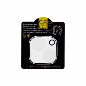 5D Full Glue Tempered Glass Camera Lens for iPhone 13 / 13 MINI transparent