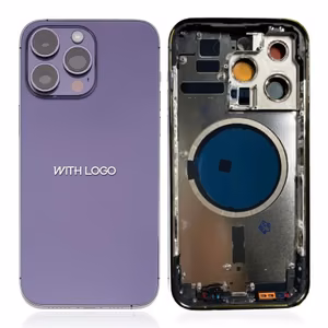 Back Cover Compatible With iPhone 14 Pro Max full housing / Deep Purple / OEM