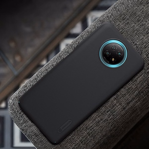 Nillkin Super Frosted Shield усиленный чехол для Xiaomi Redmi Note 9T 5G чёрный