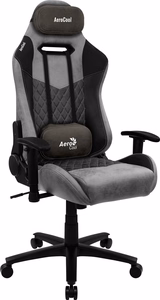 Aerocool DUKE AeroSuede Universali kompiuterinių žaidimų kėdė Juoda, Pilka