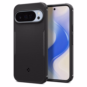 Spigen Core Armor Mag MagSafe dėklas telefonui Google Pixel 10 Pro XL - matinės juodos spalvos