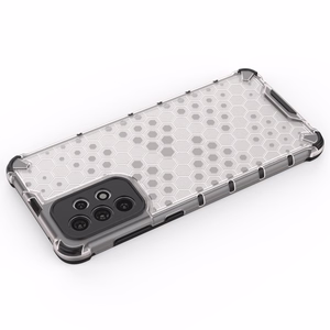 Honeycomb dėklas šarvuotas dėklas su geliniu rėmeliu Samsung Galaxy A73 permatomas