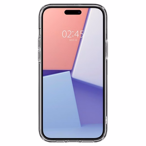 Spigen Crystal Hybrid dėklas telefonui iPhone 15 Plus - skaidrus