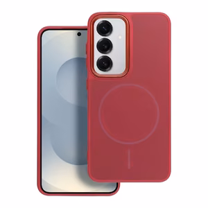 Чехол для Samsung A07 Frame Mag Cover совместимый с MagSafe пурпурный