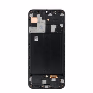 FIXCELL lcd display for SAMSUNG A50 AMOLED with frame black (change glass)