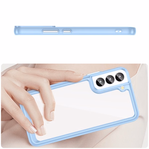 Outer Space Case для Samsung Galaxy S23 чехол с гибкой рамкой синий