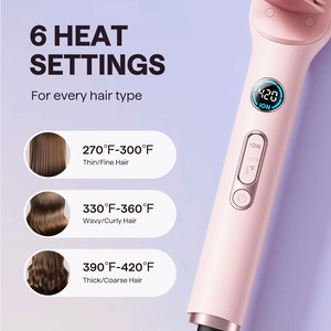 Wavytalk Sleek Sweep plaukų tiesinimo šepetys, rožinis