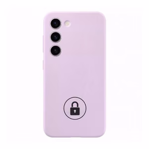 Чехол "Silicone Cover" для Samsung S911 S23 / лавандовый / в упаковке