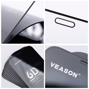 6D Pro Veason apsauginis stiklas (rinkinys 10in1) - Xiaomi Redmi 14C juodas