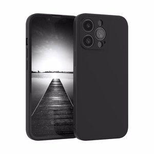Чехол Liquid Silicone 1.5mm Apple iPhone 16e 17e чёрный