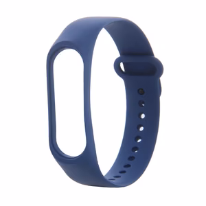 Silikoninė juosta Xiaomi Mi Band 8 vidurnakčio mėlyna