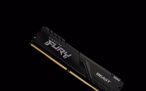 Kingston Technology FURY Beast 8GB 3200MT/s DDR4 CL16 DIMM juodas