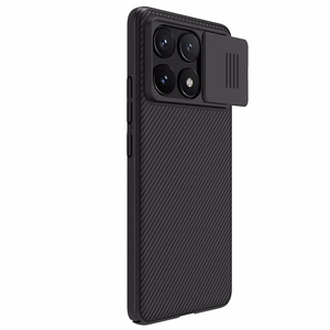 Nillkin CamShield dėklas, skirtas Xiaomi Redmi K70E / Poco X6 Pro 5G, juodas