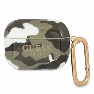 Guess GUAPUCAMA чехол AirPods Pro зелёный/хаки Camo Collection