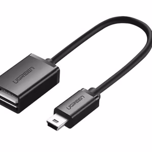 Adapteris UGREEN (US249) iš MiniUSB į USB (OTG) juodas