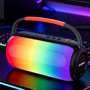 Dudao Y21 belaidis garsiakalbis su RGB apšvietimu Bluetooth 5.3 - juodas