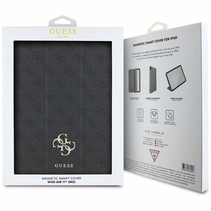 Guess GUFC11RM24PS4SGK Magnetic 4G Big Logo dėklas, skirtas iPad Air 11" (2024), juodas