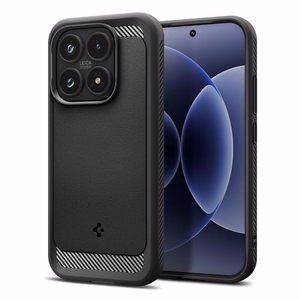 "Spigen Rugged Armor" dėklas "Xiaomi 17" - juodas