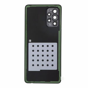 Galinis dangtelis Samsung A72 4G A725 / A72 5G A726 juodas (su kameros stikliuku) OEM